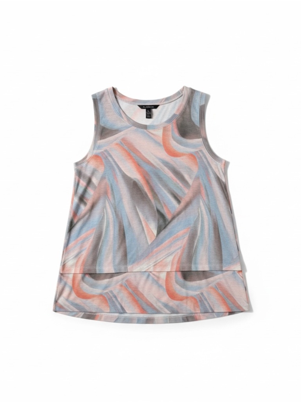 Calia Women’s Trapeze performance Tank Top in Blue & Coral size Large